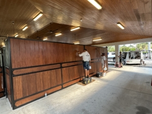 Horse Stall Staining Horse Stall Staining